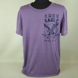 American Eagle Athletic Fit Tee Shirt, Mens Large